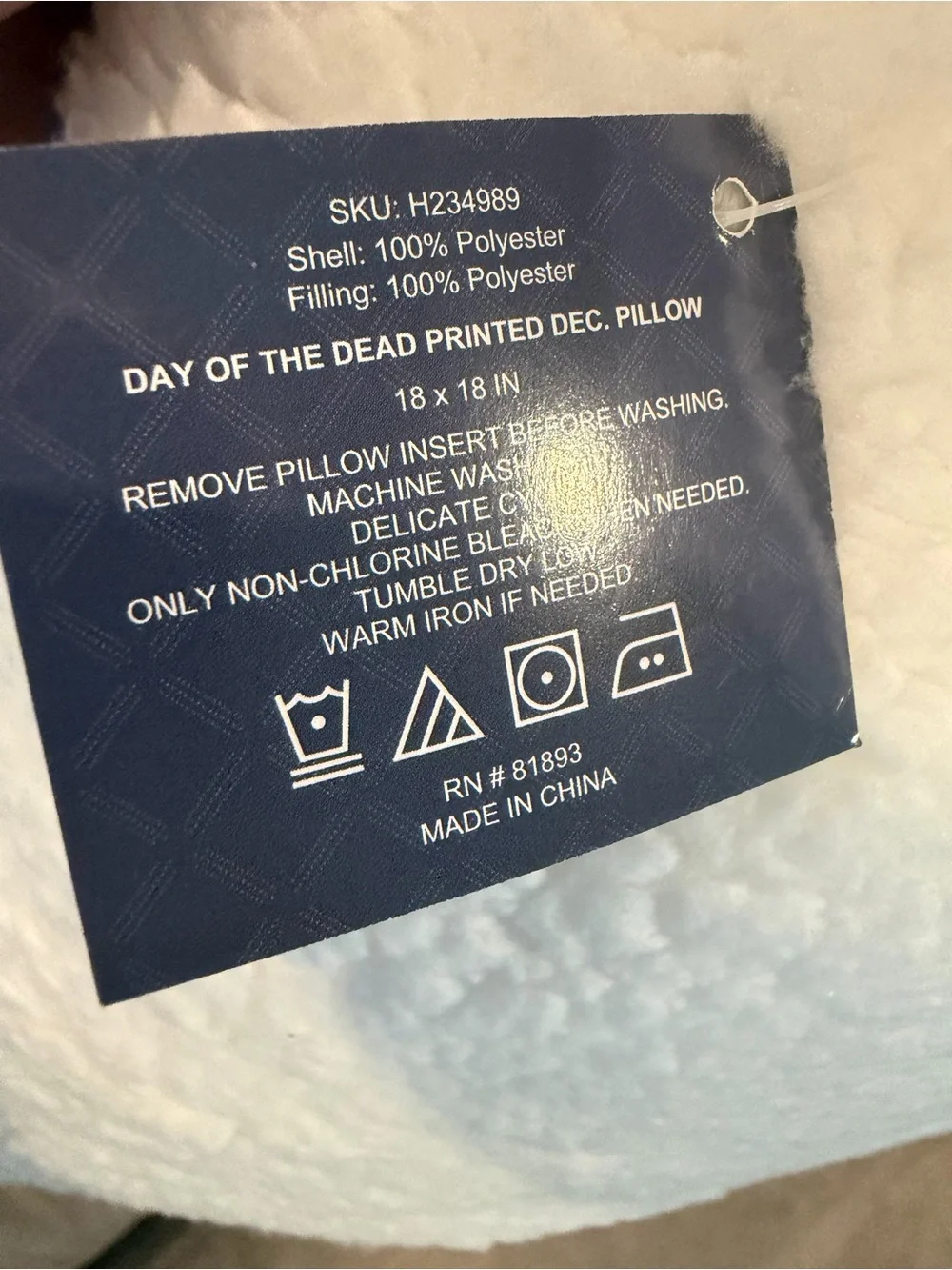 Day of the Dead Decorative Throw Pillow & Blanket